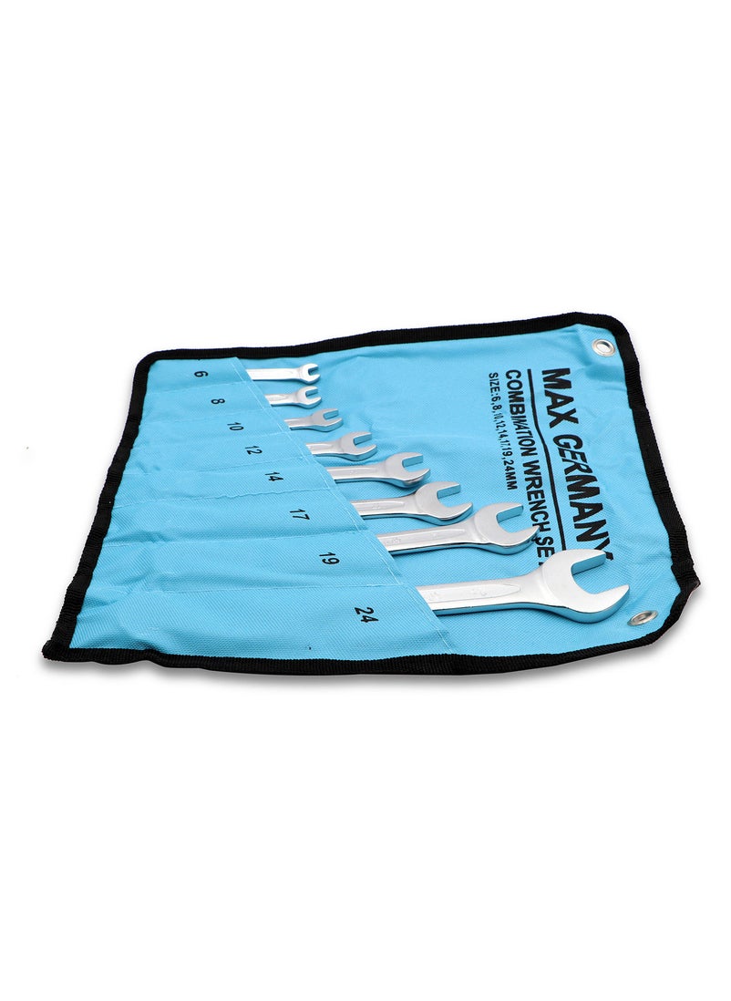 Max Germany - Max Germany 3306-S8 Combination Spanner Set, 8 Pieces - Image 1