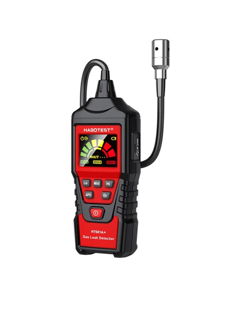 HABOTEST Ht601A Natural Gas Tester, Lightweight And Portable Natural Gas Leak Detector, Strong And Durable Gasoline Methane Tester For Pipelines, Fuel Tanks, Passenger Cabins Etc, (Rechargeable Version) - Image 1
