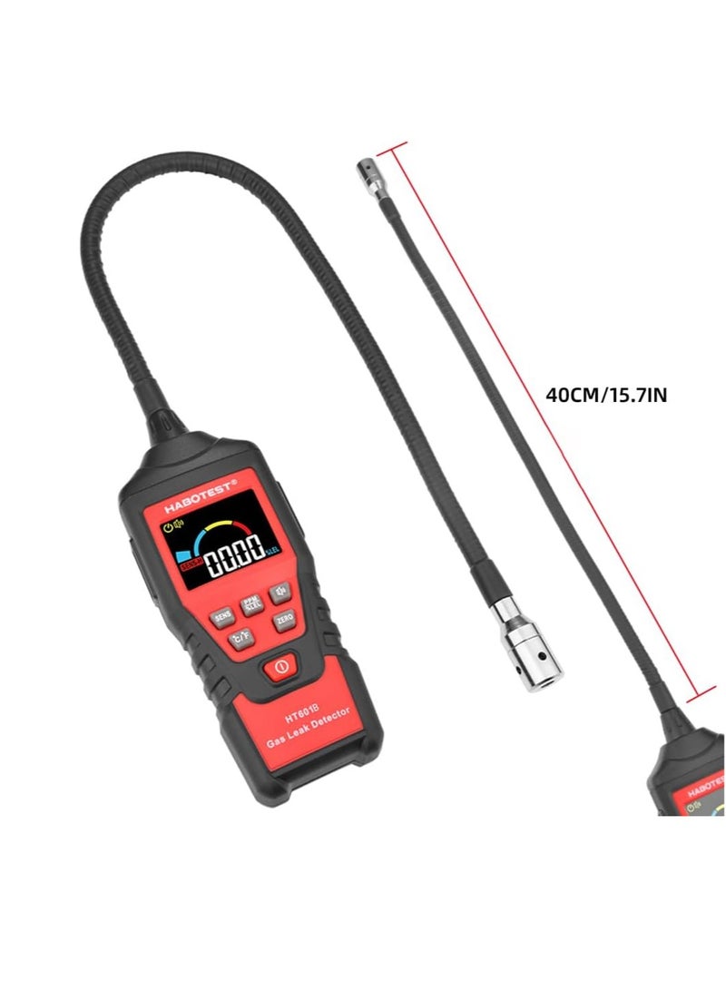 HABOTEST Ht601A Natural Gas Tester, Lightweight And Portable Natural Gas Leak Detector, Strong And Durable Gasoline Methane Tester For Pipelines, Fuel Tanks, Passenger Cabins Etc, (Rechargeable Version) - Image 2