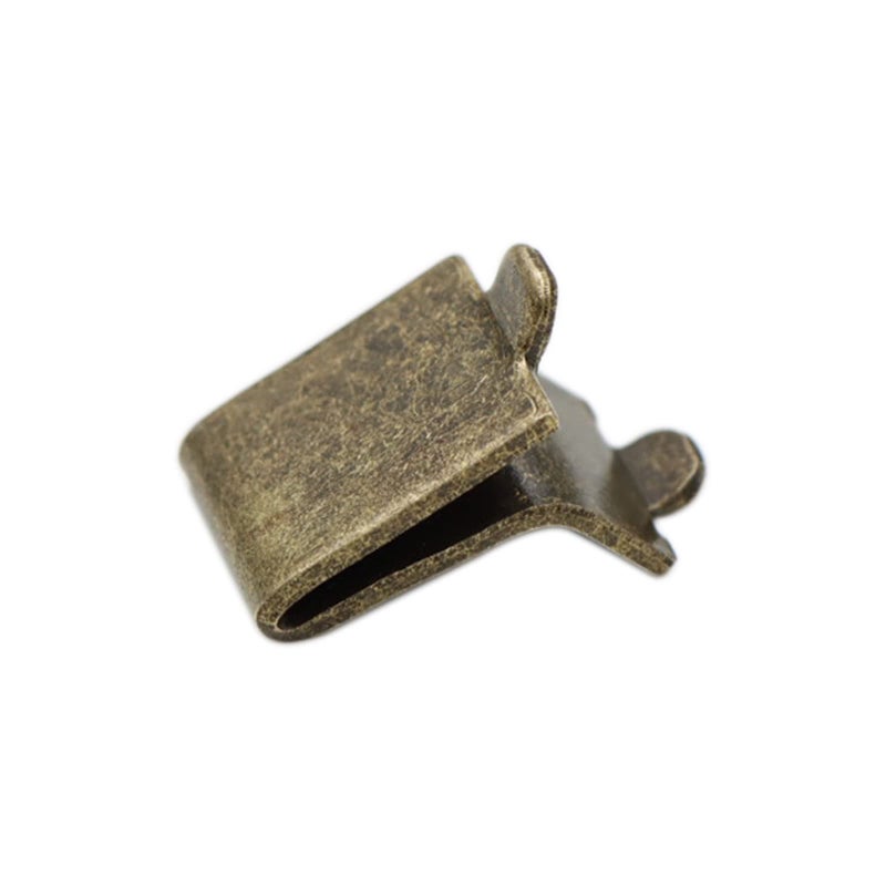 Adjustable Steel Pilaster Shelf Clip Support Shelving Bracket Clips for Metal and Wood Shelves 14 Bronze