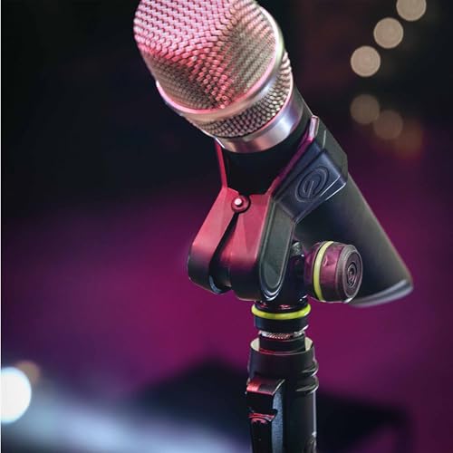 Gravity Microphone Clamp MS U CLMP Universal Microphone Clamp for Handheld Microphones Mic Holder, black - Image 4