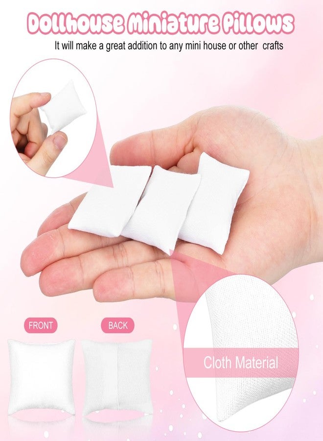 Alasum 6-Pack 1 12 Scale Dollhouse Pillows Miniature Cushions Cloth Sofa Pillow Props for DIY Doll House Living Room Bedroom and Mini House Decor - Image 5