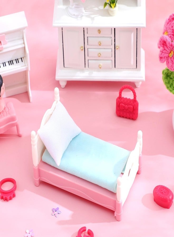 Alasum 6-Pack 1 12 Scale Dollhouse Pillows Miniature Cushions Cloth Sofa Pillow Props for DIY Doll House Living Room Bedroom and Mini House Decor - Image 2