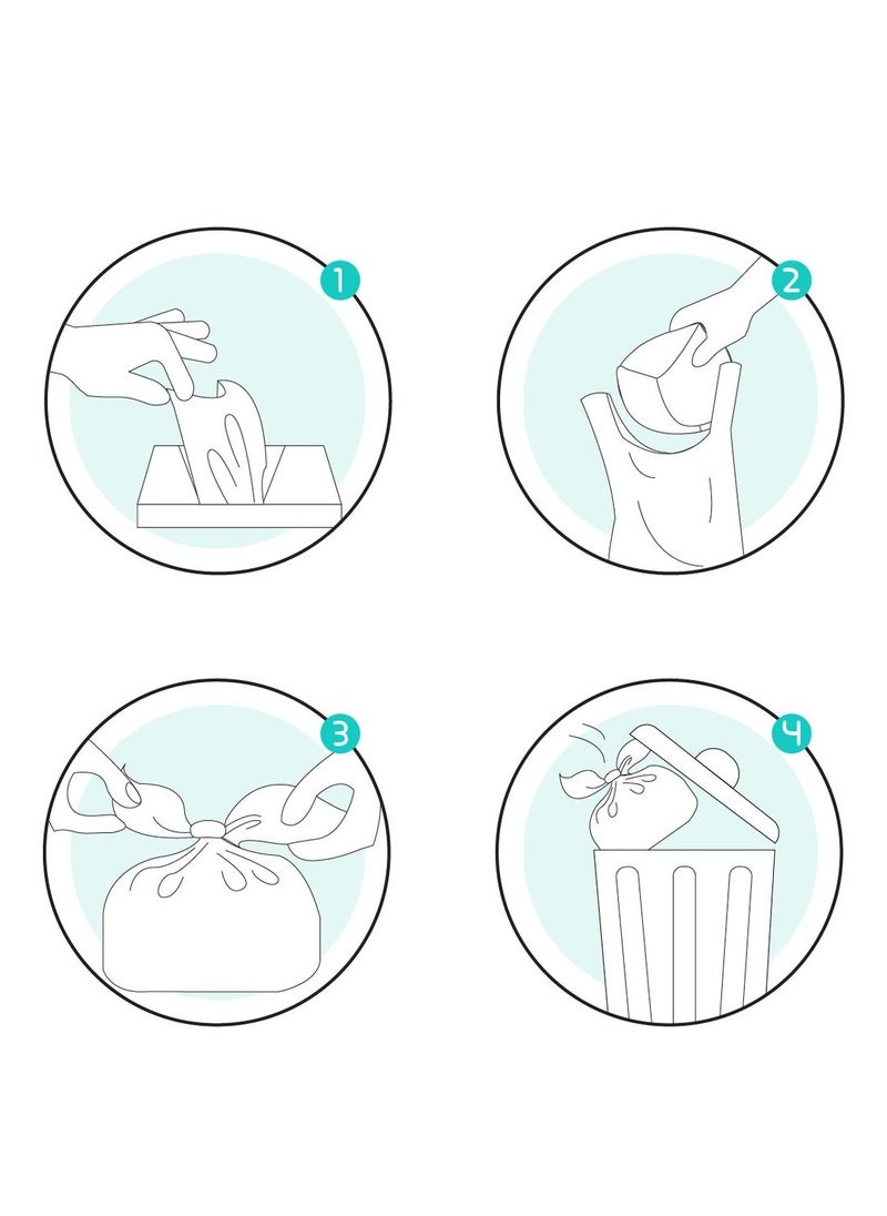 Bumble & Bird Bumble & Bird - Biodegradable Scented Nappy Bags - Pack of 100  - Image 2