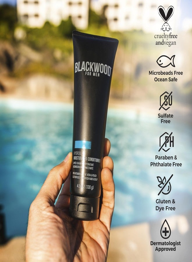 Blackwood For Men HydroBlast Moisturizing Conditioner - Deep Treatment for Damaged & Dry Hair - Natural Vegan Formula for Curly & Coarse Hair - Sulfate Free, Paraben Free, & Cruelty Free (4.59 Oz) - Image 3