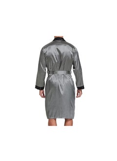 Generic Men's satin robe and shorts set  - Image 2