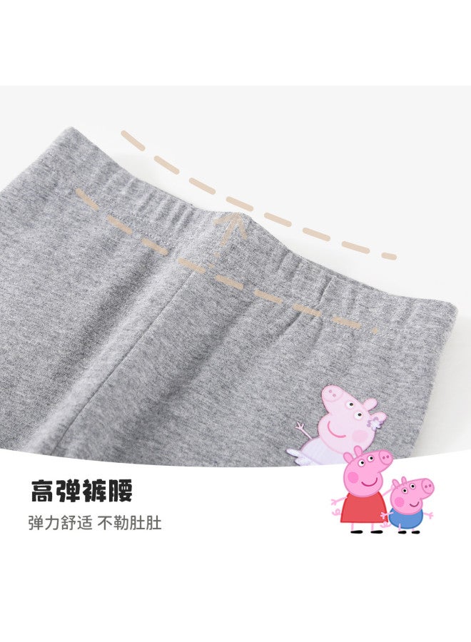 Peppa Pig spring Girls' High-stretch Skin-friendly Leggings - Cute, Comfortable & Versatile Baby Pants - Image 4