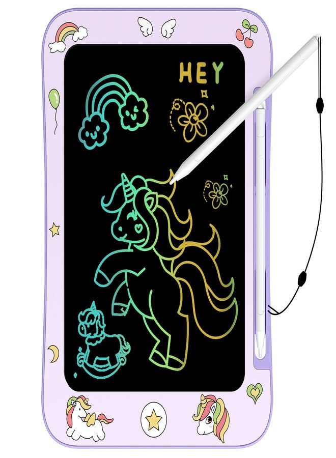 Genialba LCD Writing Board for Kids, Drawing Board with Colorful Screen for Kids and Girls 3-7 Years Old - Educational Toys for Birthdays and Christmas (Unicorn) - Image 1