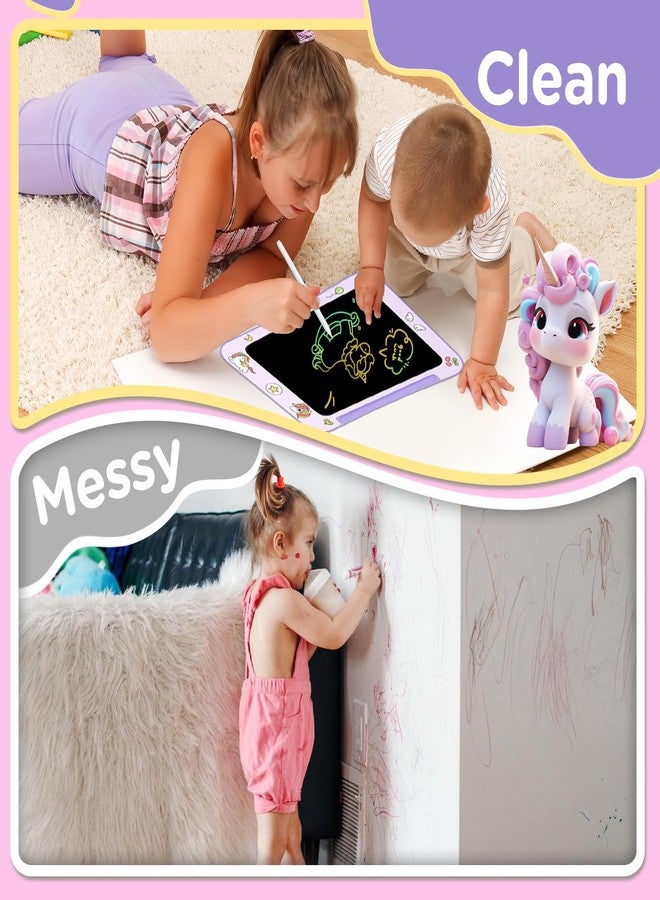 Genialba LCD Writing Board for Kids, Drawing Board with Colorful Screen for Kids and Girls 3-7 Years Old - Educational Toys for Birthdays and Christmas (Unicorn) - Image 5