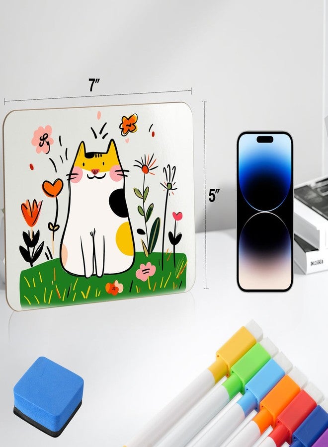 LTAXAF 12 Pack Dry Erase Boards, 5"x7" Double Sided Easel Small Whiteboards with Lines for Kids, Students, Education Teacher Classroom, Mini Portable Drawing Learning White Boards with 12 Makers, 12 Erasers - Image 4