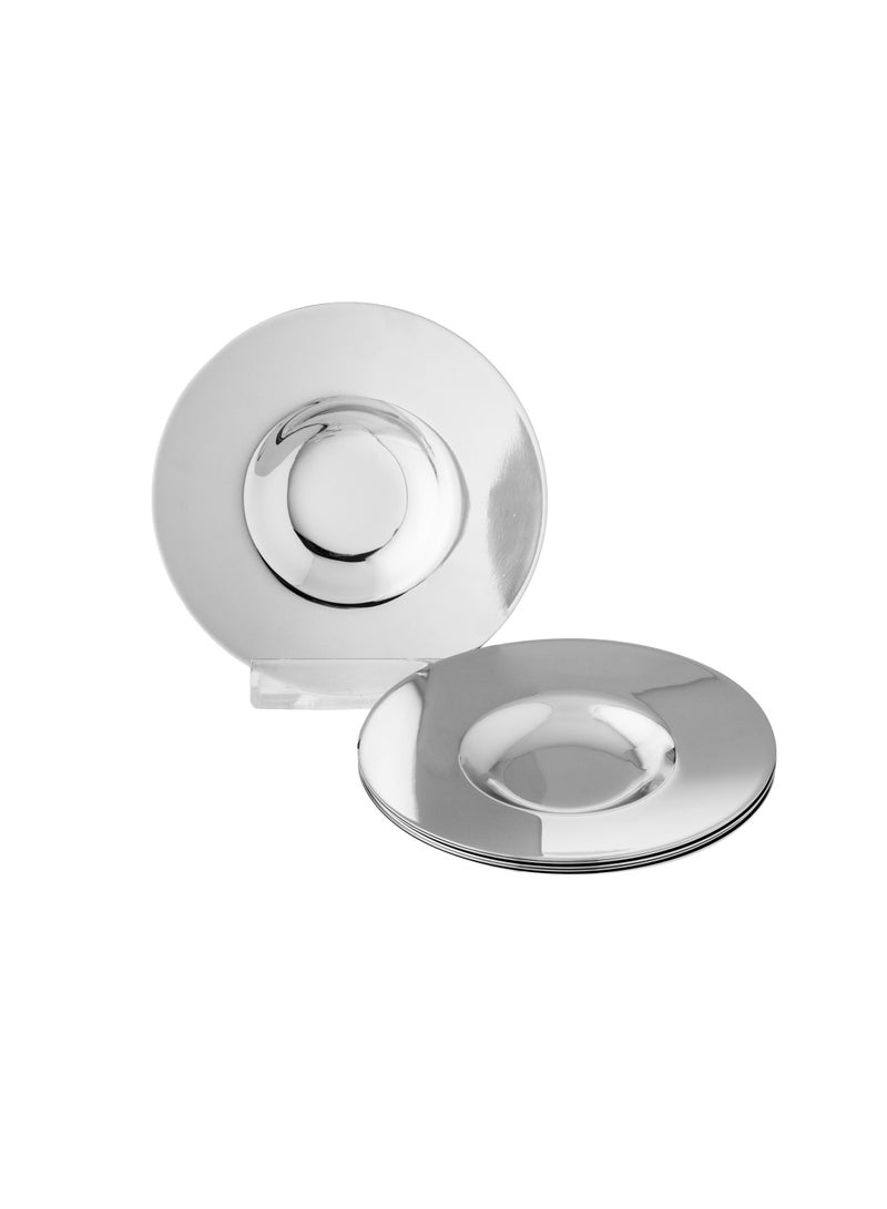 Maxima Stainless Steel Cup Saucer Set 6 Pcs - Image 1