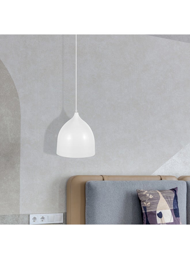 معلقة مونترو 1 لمبة | حديث ديكور LED E27 معلقة مصباح سقف اضاءة داخلية مصباح معلق دلاية سقف مودرن | مناسبة لأي غرفة | | اللون: أبيض | المقاس: 70x26 سم