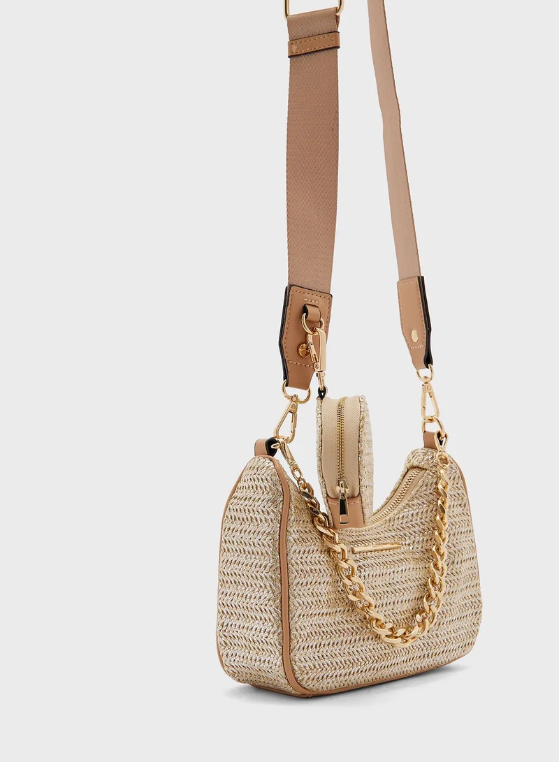 ALDO Zip Over Crossbody Bag