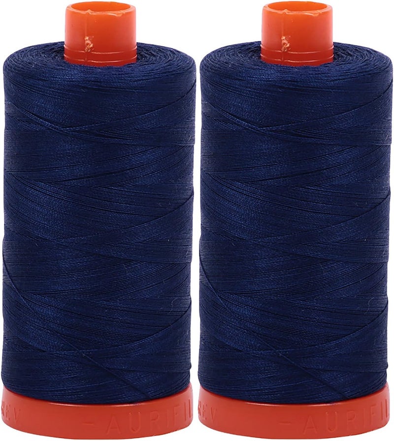 Mako 50wt Thread 2 Large Spools(Dark Navy (2784))