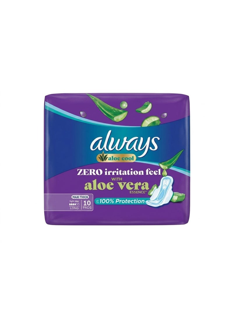 Aloe Vera Maxi Thick Pads 10 Count