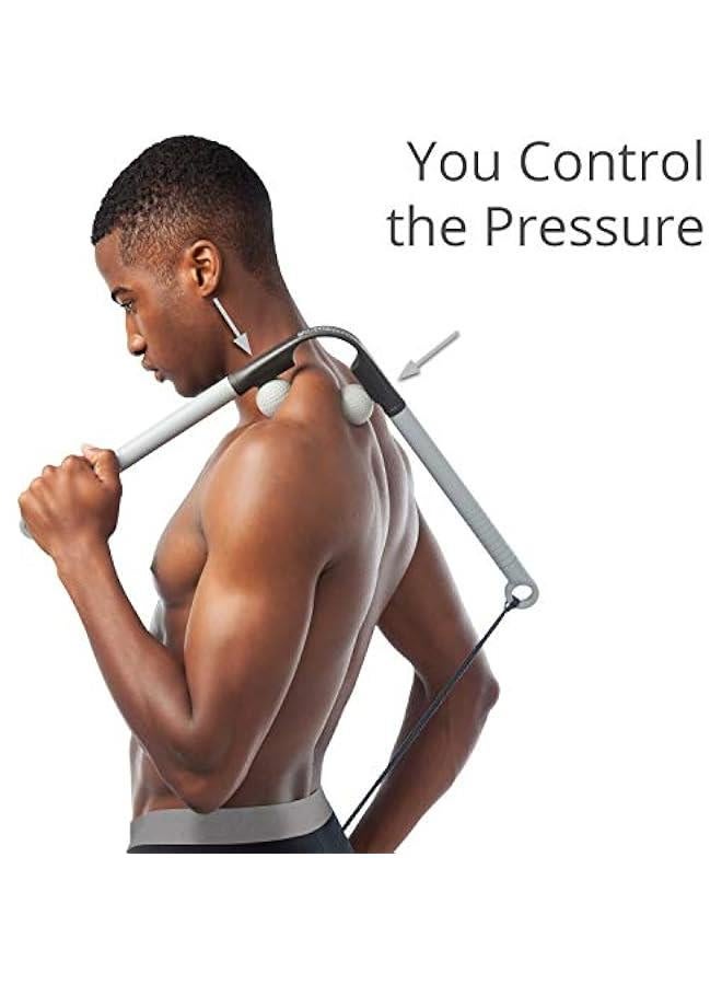 Loquat Massage tools,dual Pressure Point Massage Tool  Massage Hammer - 2 in 1 Design - Shiatsu Neck Massager Tool, Golf Ball Percussion Massager for Deep Tissue - Image 3