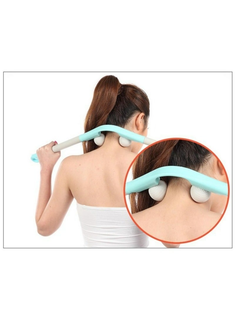 Loquat Massage tools,dual Pressure Point Massage Tool  Massage Hammer - 2 in 1 Design - Shiatsu Neck Massager Tool, Golf Ball Percussion Massager for Deep Tissue - Image 2