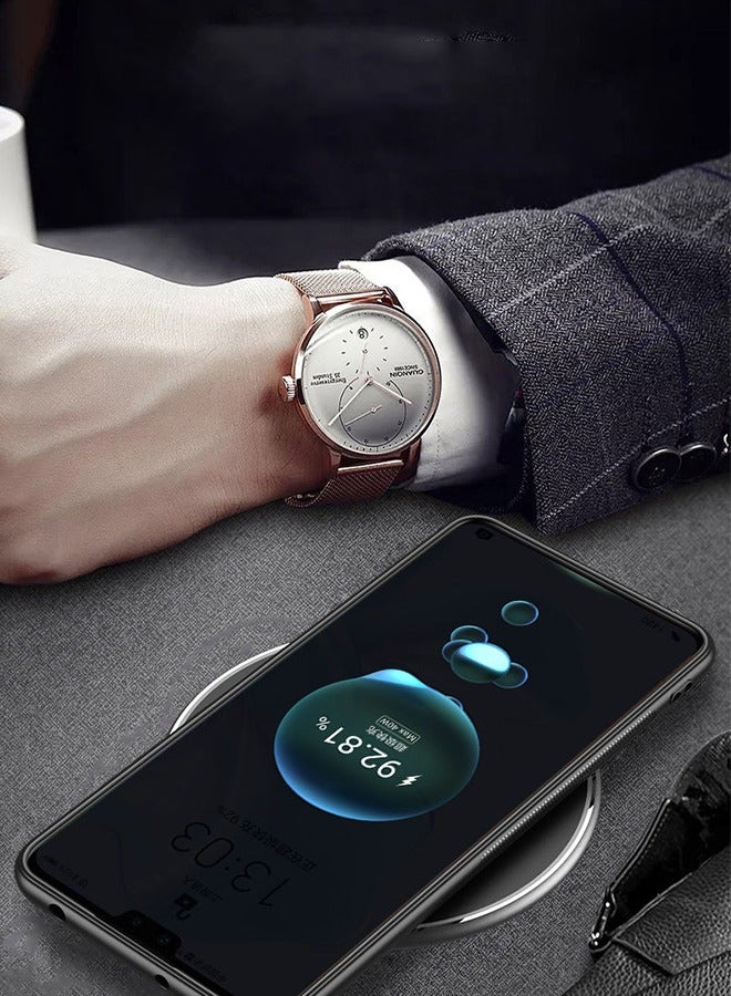 GROIC جراب Huawei Nova9 SE مقاس 6.78 بوصة، جراب جلدي مرن من مادة TPU مع غطاء هاتف مضاد للصدمات ومضاد للانزلاق مع حماية عدسة الكاميرا، برتقالي - Image 5