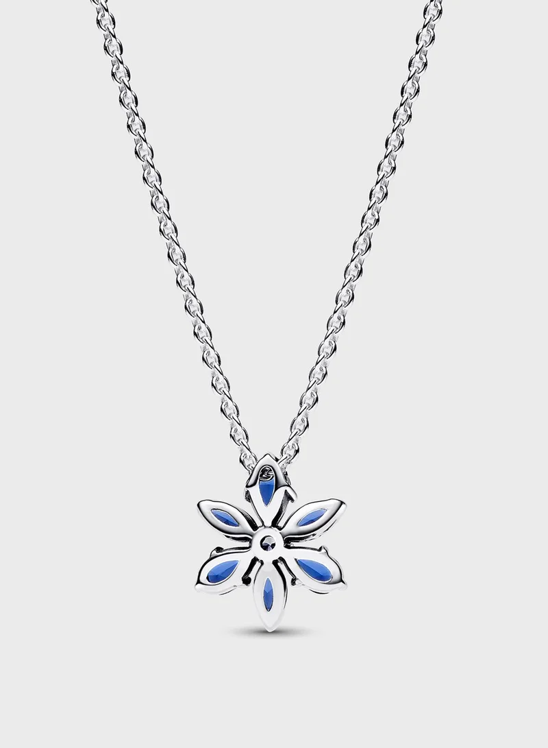 PANDORA Sparkling Blue Herbarium Cluster Pendant Necklace