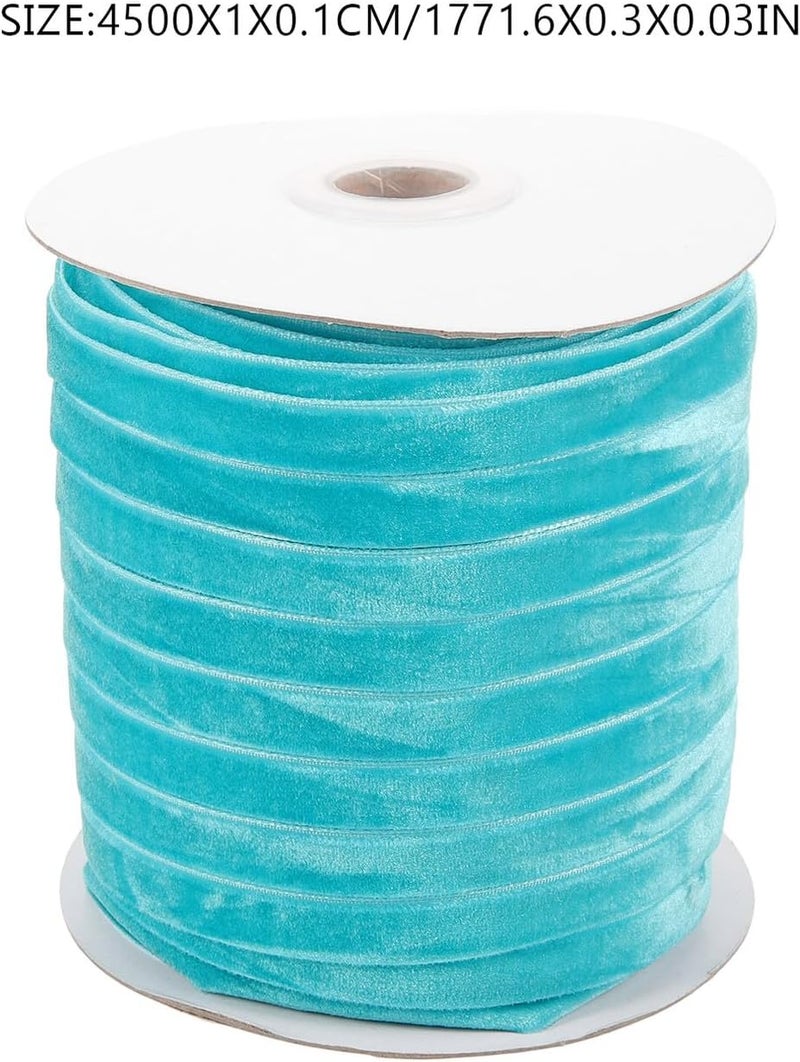 TIDTALEO Decorative Velvet Ribbon 50 Yards Roll Multi-Function Wrapping Ribbon for Party Wedding DIY Craft Packaging - Image 2