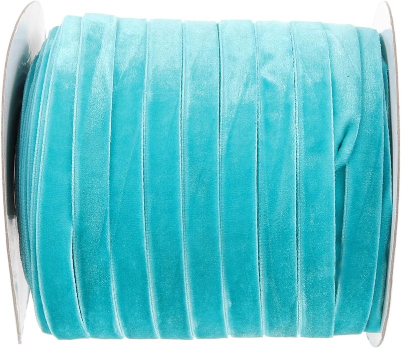 TIDTALEO Decorative Velvet Ribbon 50 Yards Roll Multi-Function Wrapping Ribbon for Party Wedding DIY Craft Packaging - Image 1