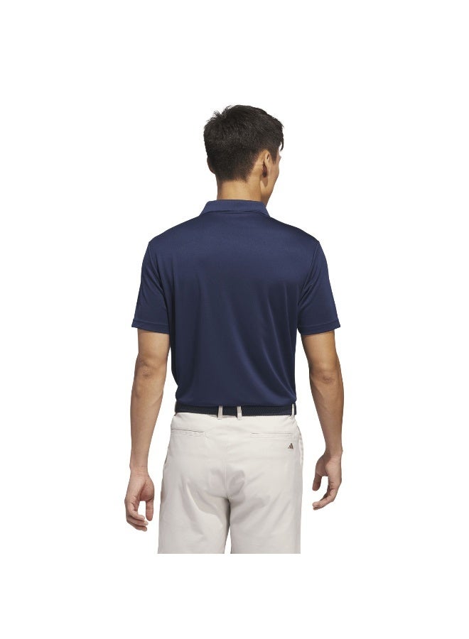 adidas Originals Adidas Adi Prf Lc Polo Blue Golf Polo Shirts For Men S  - Image 5