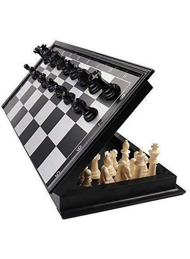 Chocozone 25cm Magnetic Chess Board Game Foldable Chess with Magnetic Pawns Portable Chess Board Set for Adults Board Games for Kids Toys for 6 Years Old(10 inch) - Image 1