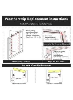 KASTWAVE Door Weather Stripping, Soundproof Door Seal, Shaped Foam Kerf Weather Stripping Door Frame Weather Stripping, for Doors Windows, Card Slot Installation Seals 40 Feet 13Meter)  - Image 5