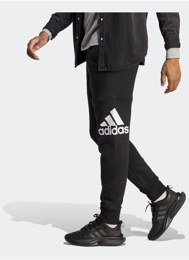 Adidas Essentials French Terry Tapered Cuff Logo Joggers  - Image 3