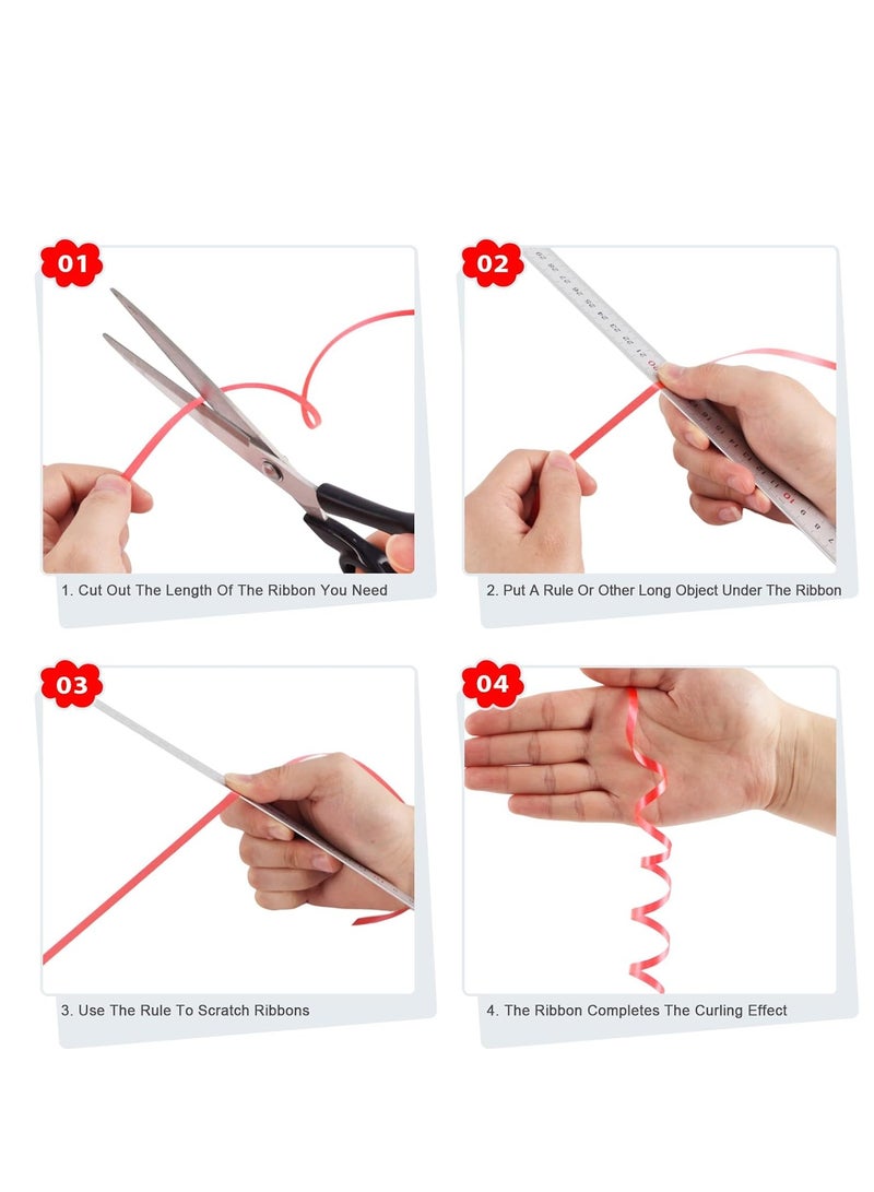 Balloon And Gift Ribbon Roll Cherry Red 500 Yard - Image 5