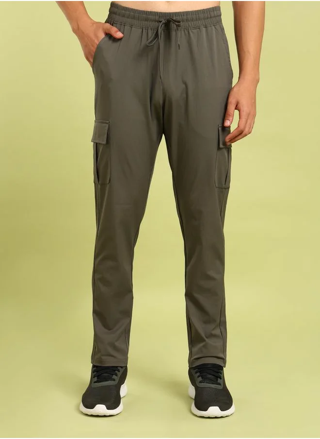 تكنوسبورت Technosport Solid 2-Way Stretch Cargo Pants