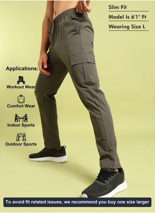 Technosport Technosport Solid 2-Way Stretch Cargo Pants  - Image 4
