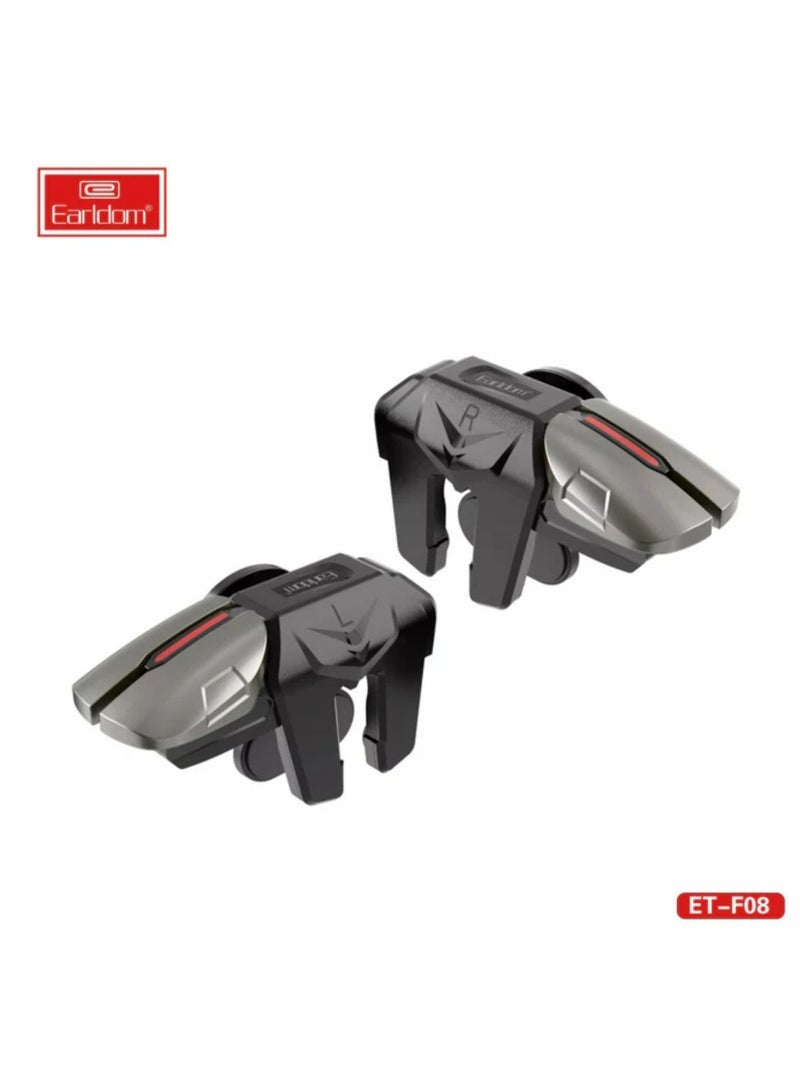 Earldom "Mobile Game Trigger Controller with Shoot & Fire Buttons – Responsive L1R1 Gaming Triggers for iOS & Android Smartphones, Enhanced Aim & Control for PUBG, COD, Free Fire & More" - Image 1