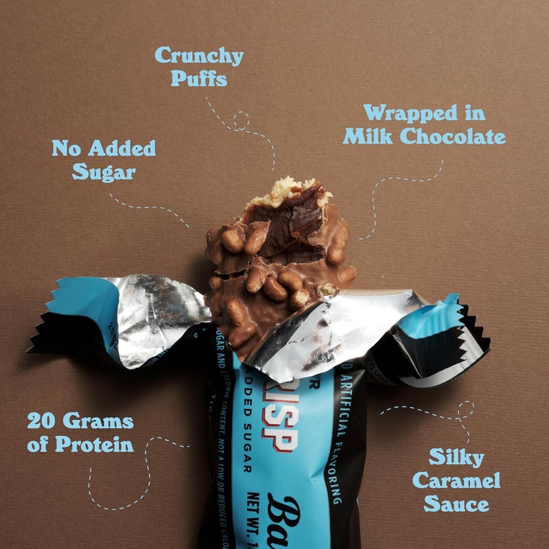 Barebells Creamy Crisp Protein Bars - 12 Count, 1.94oz Each, 20g Protein, No Added Sugar - Image 5