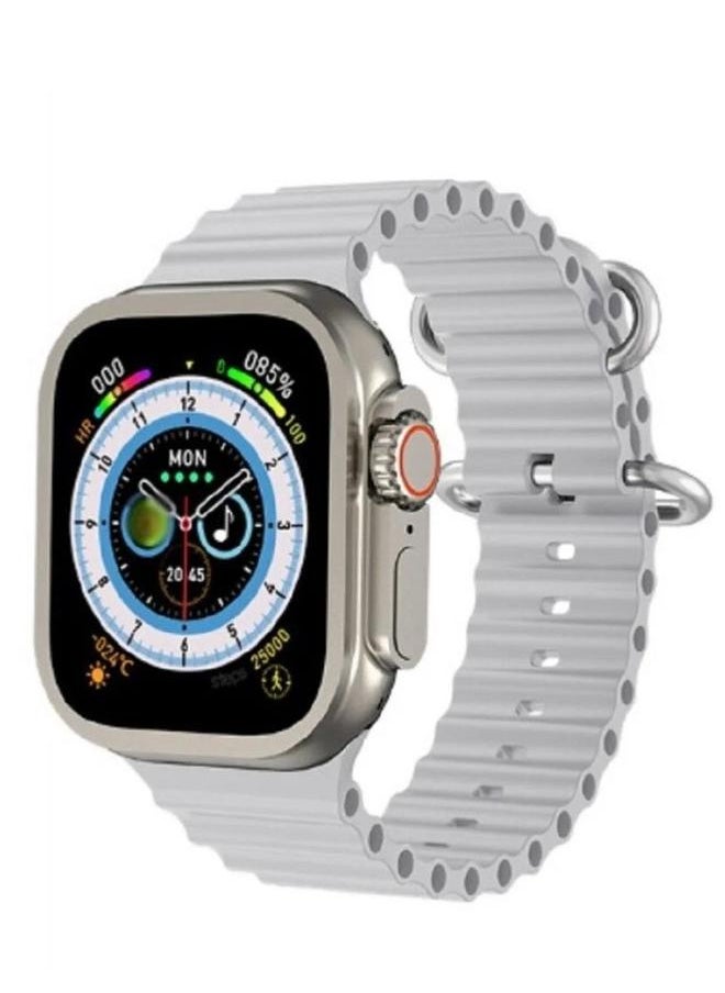 PROMASS - Original Silicone Band Compatible with Apple Watch Ultra 42mm/44mm/45mm/49mm Grey Color - Image 1