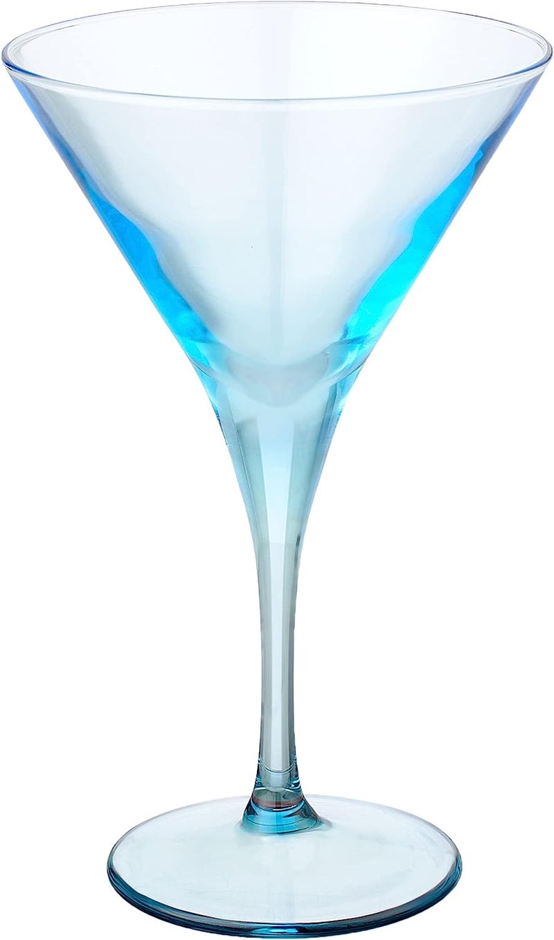 V-Line Martini Glass - Blue, 250ml