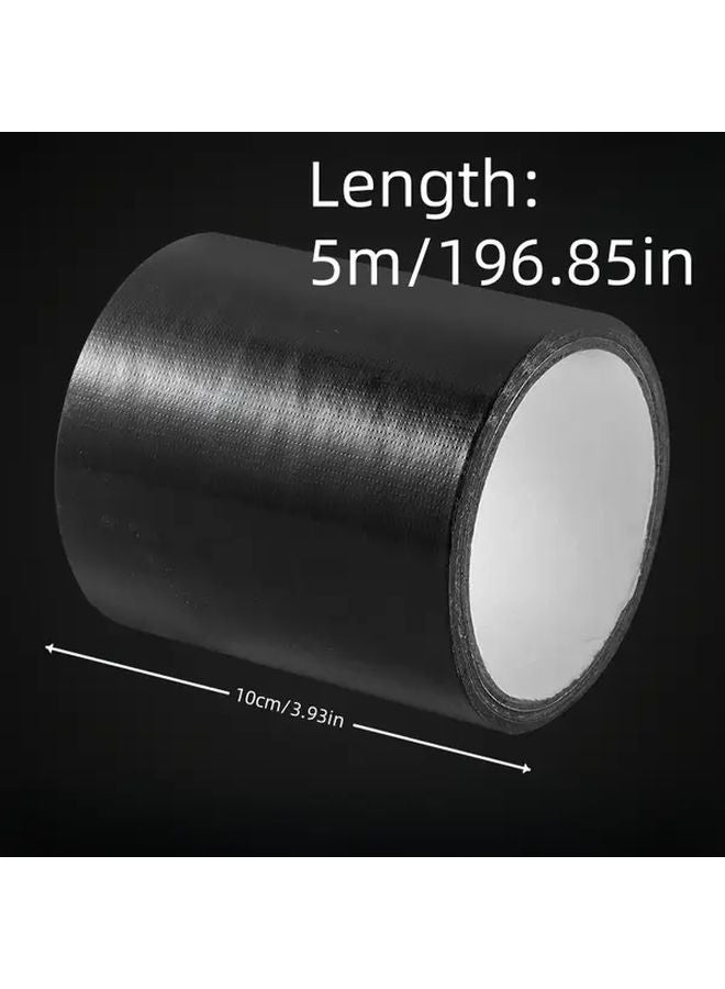 Black Heavy Duty Waterproof Tape 1.97x393.7 Inch Strong Adhesive No Residue Multipurpose - Image 2