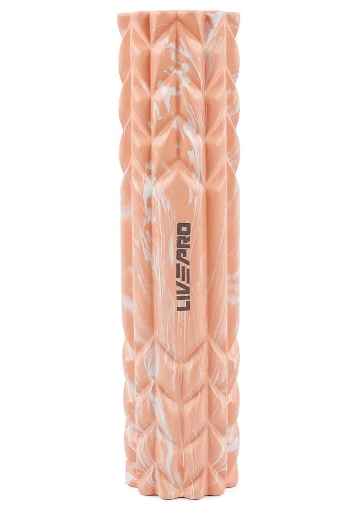 ليف برو رول مساج وتمارين LiveUp Foam Roller-Pk - وردي - Image 2