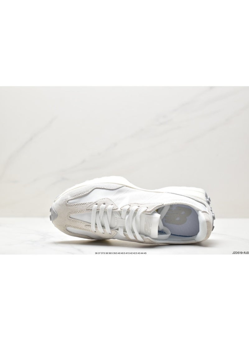 NB New 327 Fashion Sneakers Sport Sneakers Unisex Grey White  - Image 4