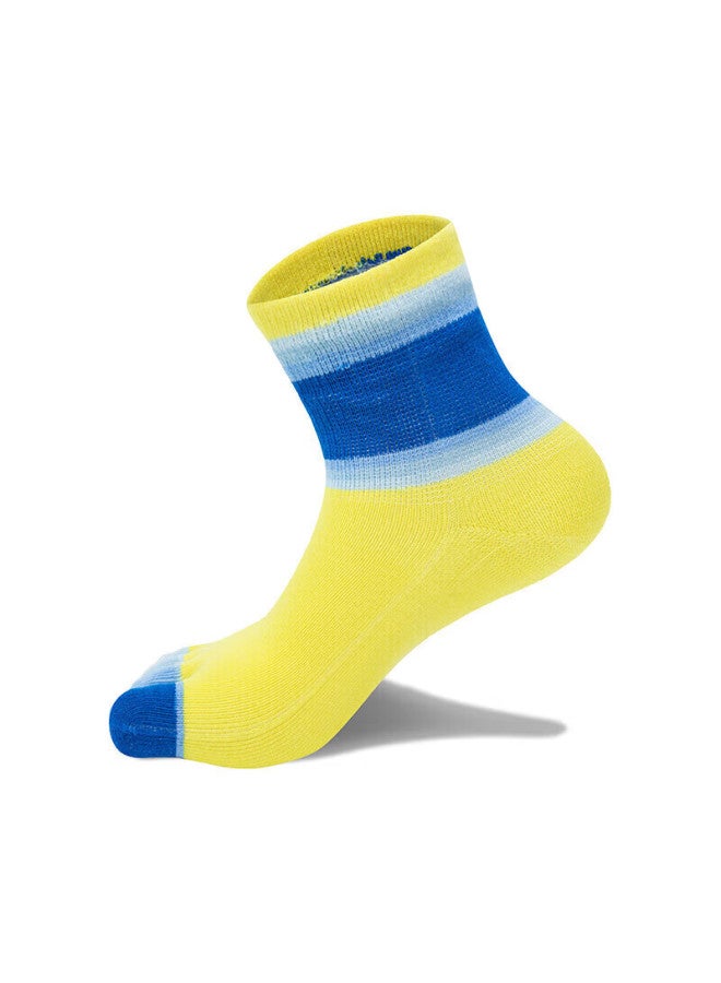 Tfo 6th Generation Kids Outdoor Five-toe Socks Comfortable Breathable Sports Running Toe Separation Hiking Socks 2902426 Yellow - Image 4
