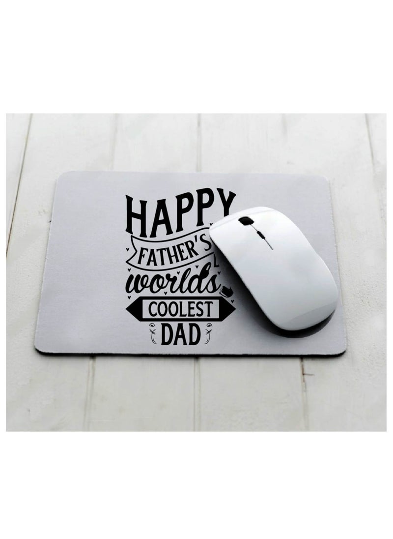 PRINTSHOP4ME - Father's Day Mouse Pad - Father's Day Mouse Pad with Shortcut Reference Guide for Mac OS, Windows - Father's Day Design Printed Mouse Pad for PC, Laptop, Gaming - Gift for Father's Day - Image 1