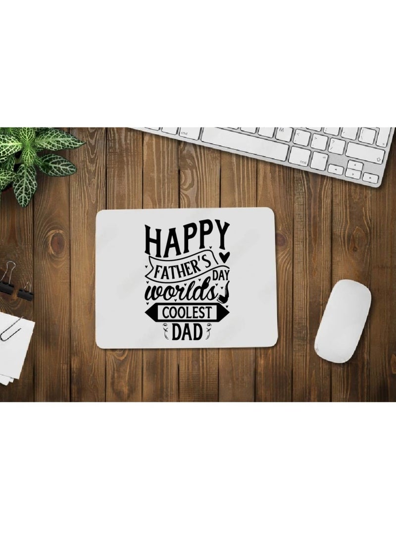 PRINTSHOP4ME - Father's Day Mouse Pad - Father's Day Mouse Pad with Shortcut Reference Guide for Mac OS, Windows - Father's Day Design Printed Mouse Pad for PC, Laptop, Gaming - Gift for Father's Day - Image 1