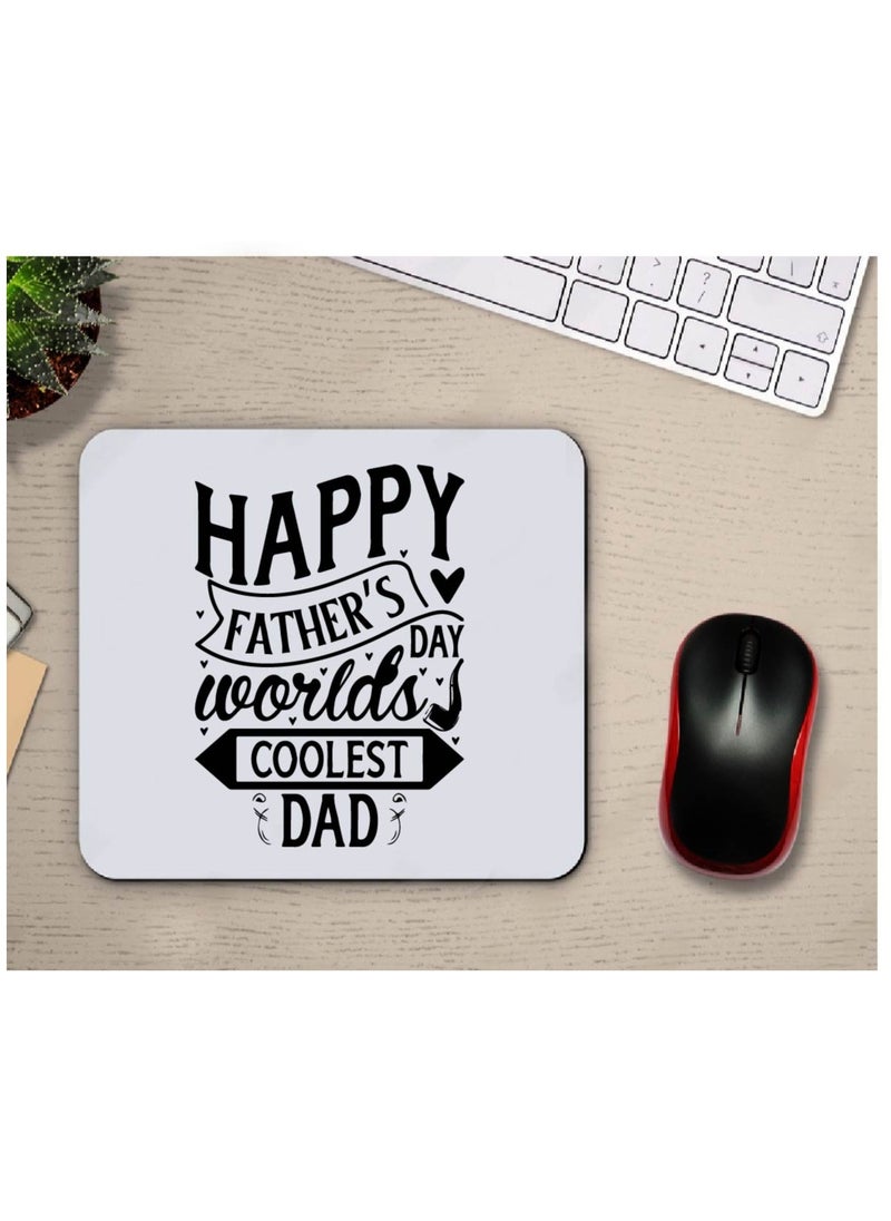 PRINTSHOP4ME - Father's Day Mouse Pad - Father's Day Mouse Pad with Shortcut Reference Guide for Mac OS, Windows - Father's Day Design Printed Mouse Pad for PC, Laptop, Gaming - Gift for Father's Day - Image 1