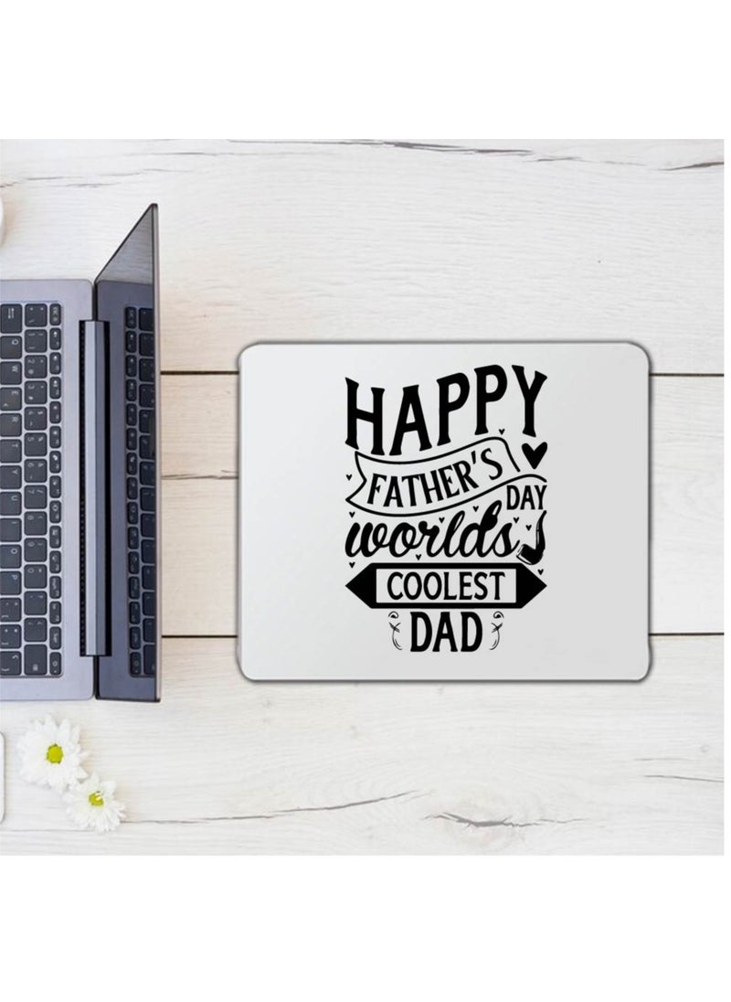 PRINTSHOP4ME - Father's Day Mouse Pad - Father's Day Mouse Pad with Shortcut Reference Guide for Mac OS, Windows - Father's Day Design Printed Mouse Pad for PC, Laptop, Gaming - Gift for Father's Day - Image 1