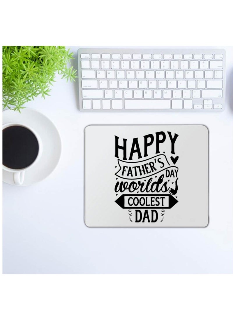PRINTSHOP4ME - Father's Day Mouse Pad - Father's Day Mouse Pad with Shortcut Reference Guide for Mac OS, Windows - Father's Day Design Printed Mouse Pad for PC, Laptop, Gaming - Gift for Father's Day - Image 1