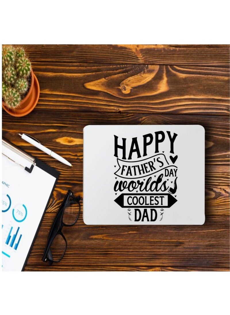 PRINTSHOP4ME - Father's Day Mouse Pad - Father's Day Mouse Pad with Shortcut Reference Guide for Mac OS, Windows - Father's Day Design Printed Mouse Pad for PC, Laptop, Gaming - Gift for Father's Day - Image 1