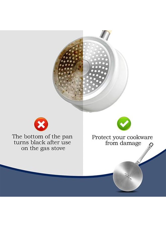 ACTIV CUISINE 7.9 Inch Heat Diffuser for Glass Cooktop, Stainless Steel Induction Adapter Simmer Plate, Gas Stove Converter Disk with Detachable Handle - Image 4