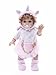 Cloveray Reborn Baby Dolls 18inch Large Realistic HandRooted Hair Lifelike Baby Dolls with Accessories for 3 Year Old Girls Gifts Pretend Play Collection - Image 2