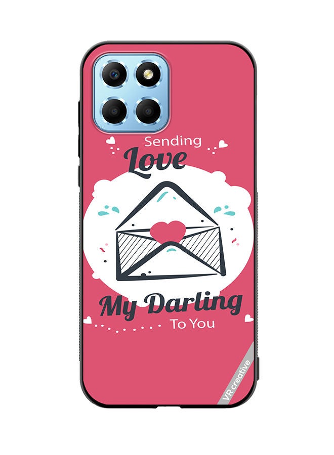 VR CREATIVE Protective Case Cover For Honor X8 5G Sending Love Design Multicolour - Image 1