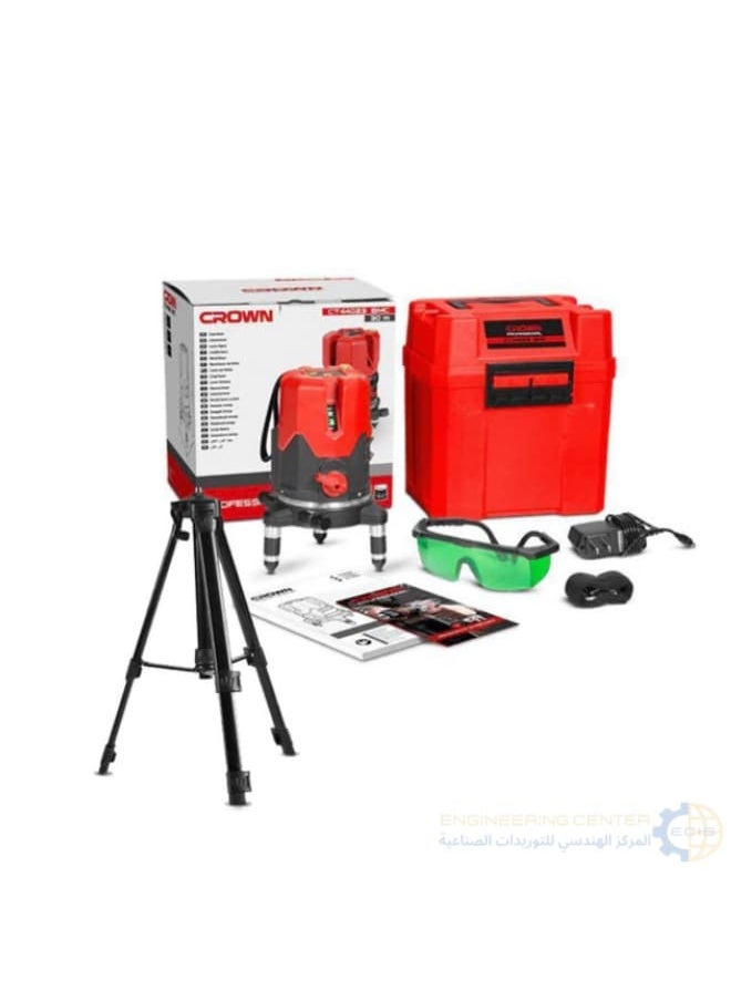 Crown Crown CT44023 BMC 3-Line Green Laser Level 30m 